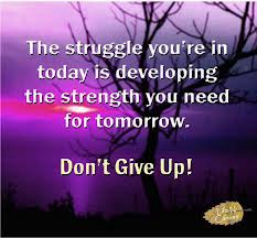 don't fight struggle