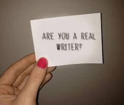 Are you a real writer