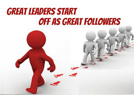 To lead you must first follow 2