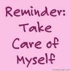 Take care of self first