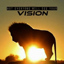 Not everyone sees your vision