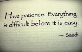 Patience Through the Struggle